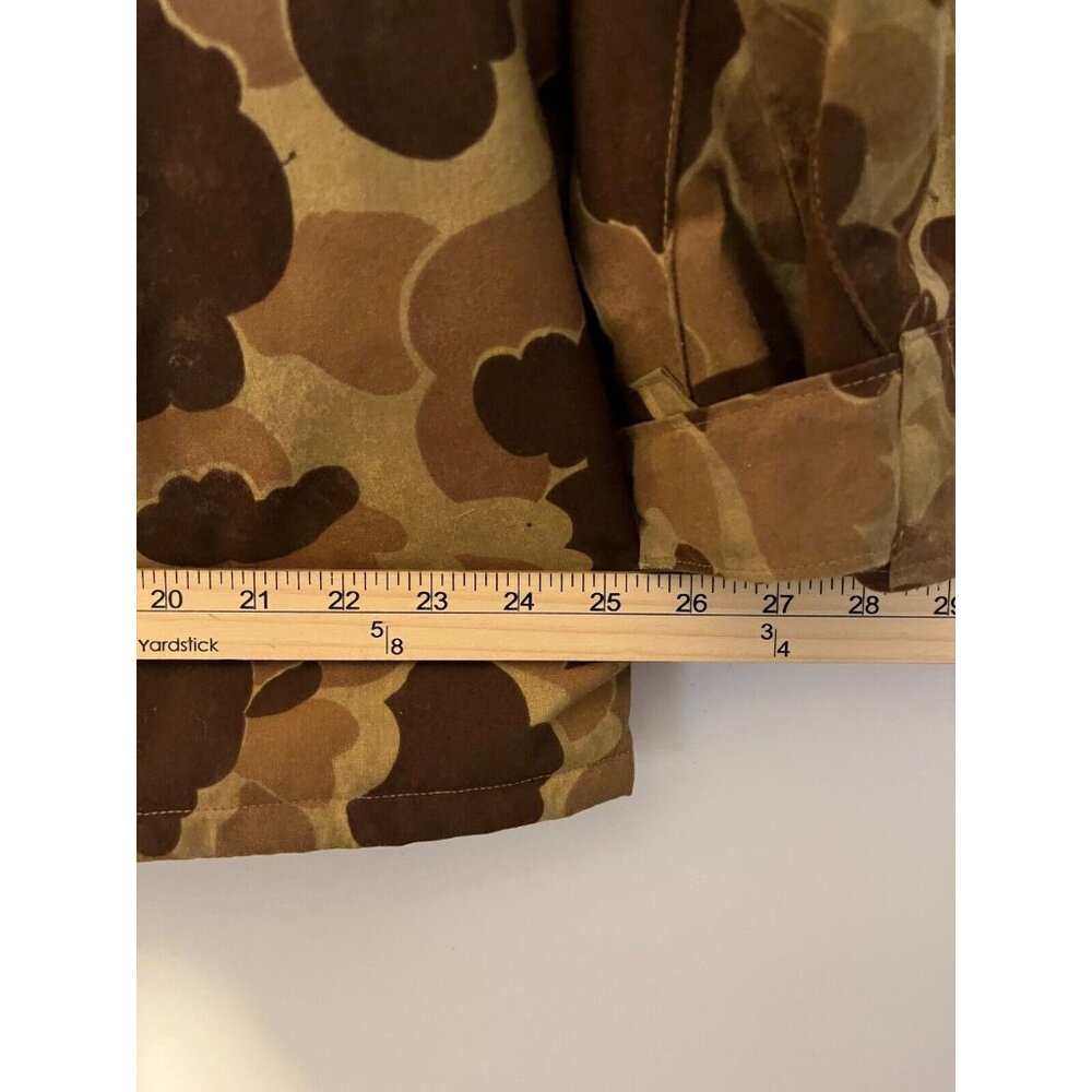 VTG Cabelas Men's Gore-Tex Camo Camouflage Frogskin Hooded Jacket Coat Sz XL - Picture 7 of 7